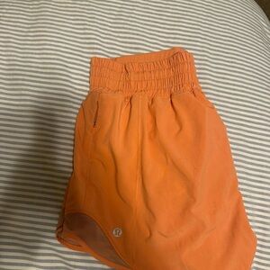 lululemon athletica Orange Athletic Shorts